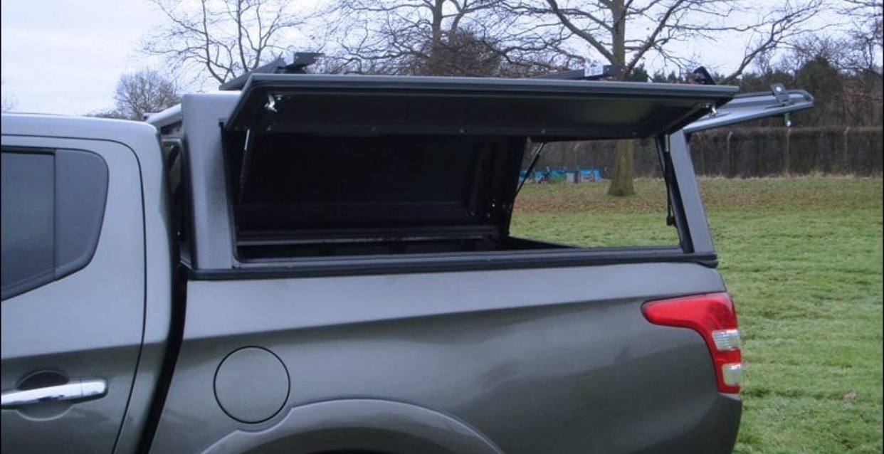 Кунг алюмінієвий LuxCap Standart для Mitsubishi L200 Club Cab (Extended Cab) 2015-2019 (довжина 6′ 1″)
