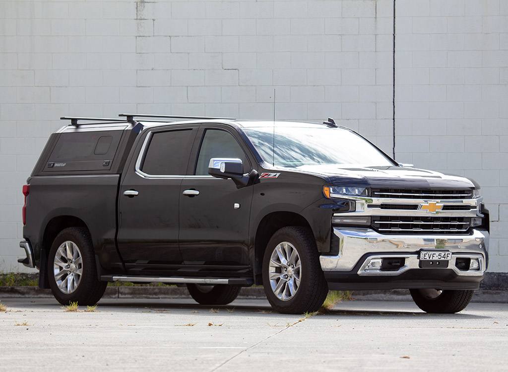 Кунг алюмінієвий LuxCap Sport для Chevrolet Silverado 1500 Crew Cab 2020-2025 (довжина 5′ 8″)