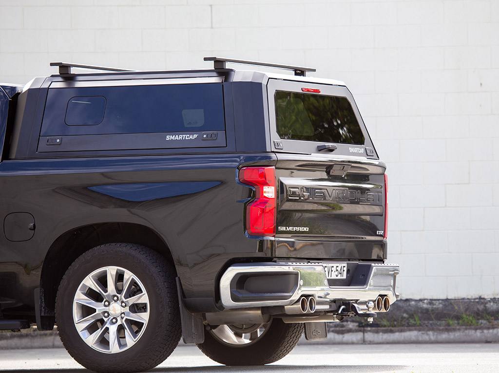 Кунг алюмінієвий LuxCap Sport для Chevrolet Silverado 1500 Double Cab 2020-2025 (довжина 6′ 5″)