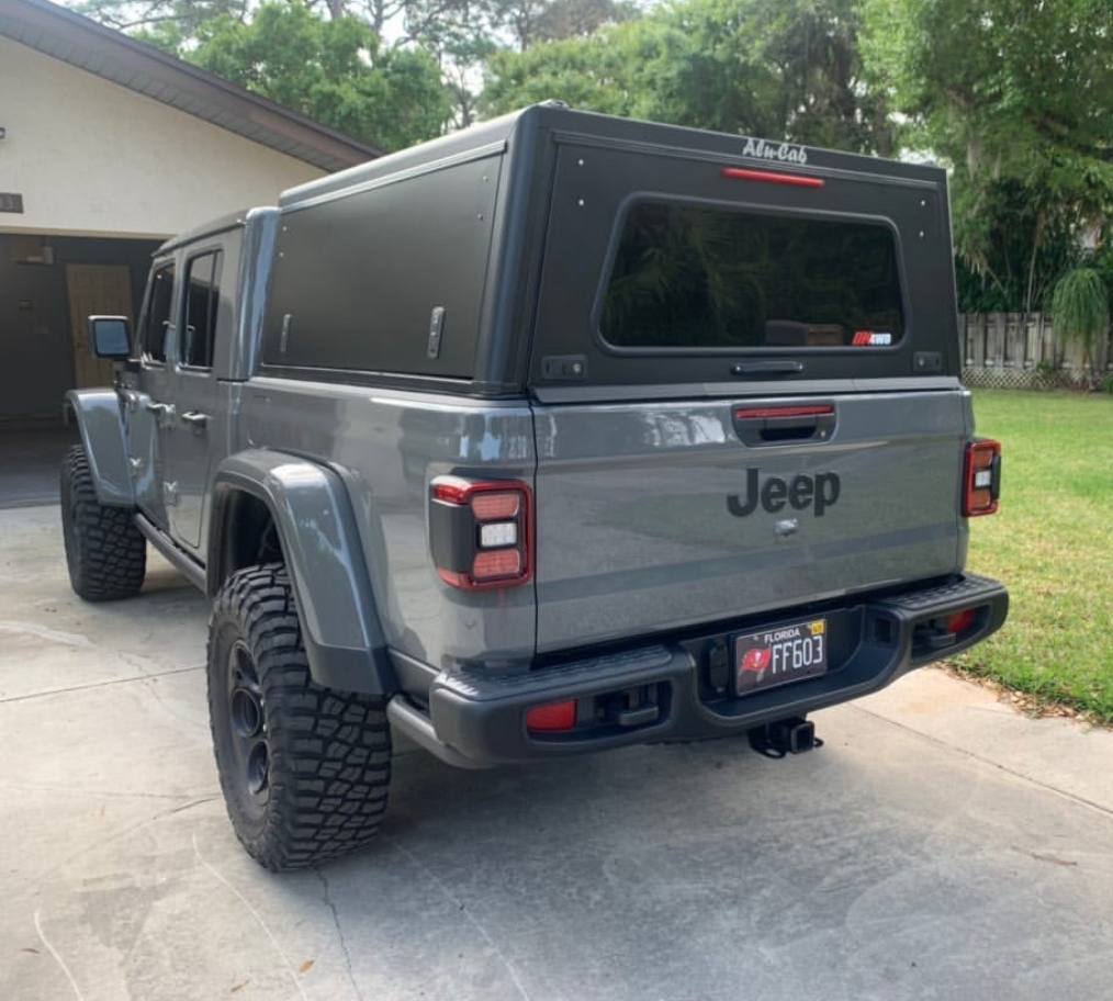 Кунг алюмінієвий LuxCap Standart для Jeep Gladiator 2020-2025 (довжина 5′)