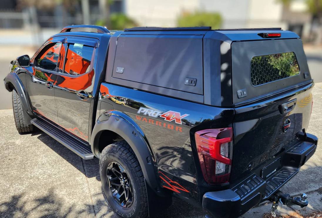 Кунг алюмінієвий LuxCap Standart для Nissan Navara King Cab / Extra Cab 2014-2021 (довжина 5′ 9″)