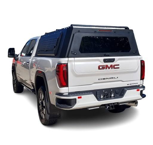 Кунг алюмінієвий LuxCap Standart для GMC Sierra 1500 Crew Cab 2020-2025 (довжина 5′ 8″)