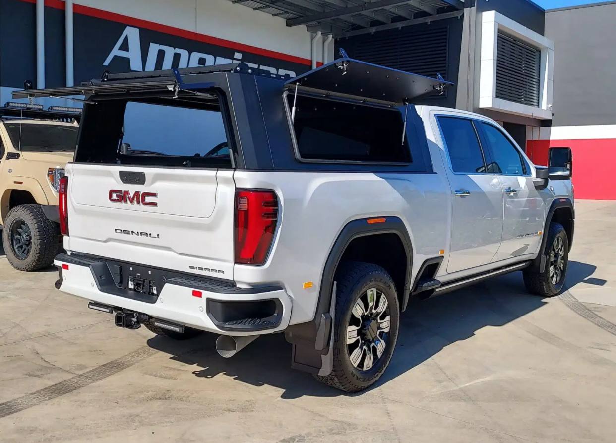 Кунг алюмінієвий LuxCap Standart для GMC Sierra 1500 Regularl Cab 2020-2025 (довжина 6′ 5″)