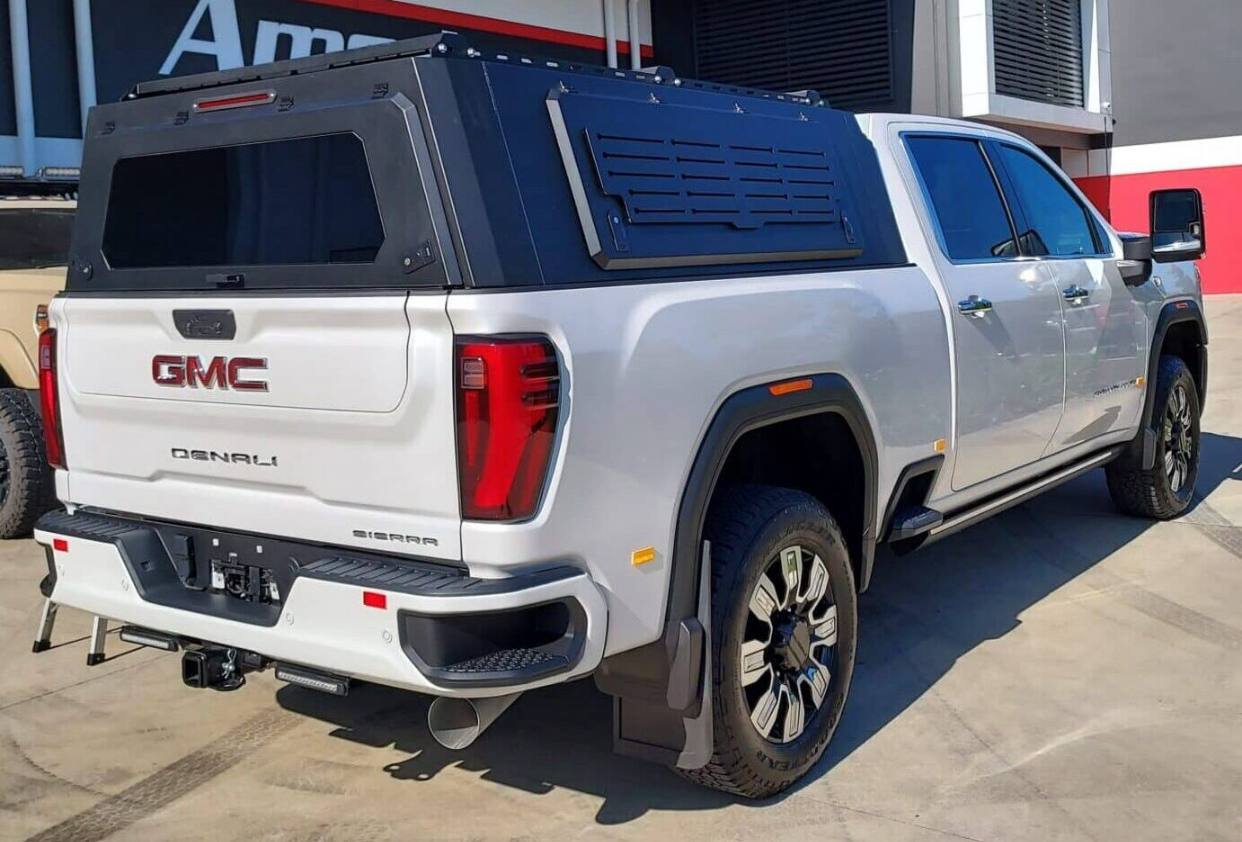 Кунг алюмінієвий LuxCap Standart для GMC Sierra 1500 Regularl Cab 2020-2025 (довжина 8′ 1″)