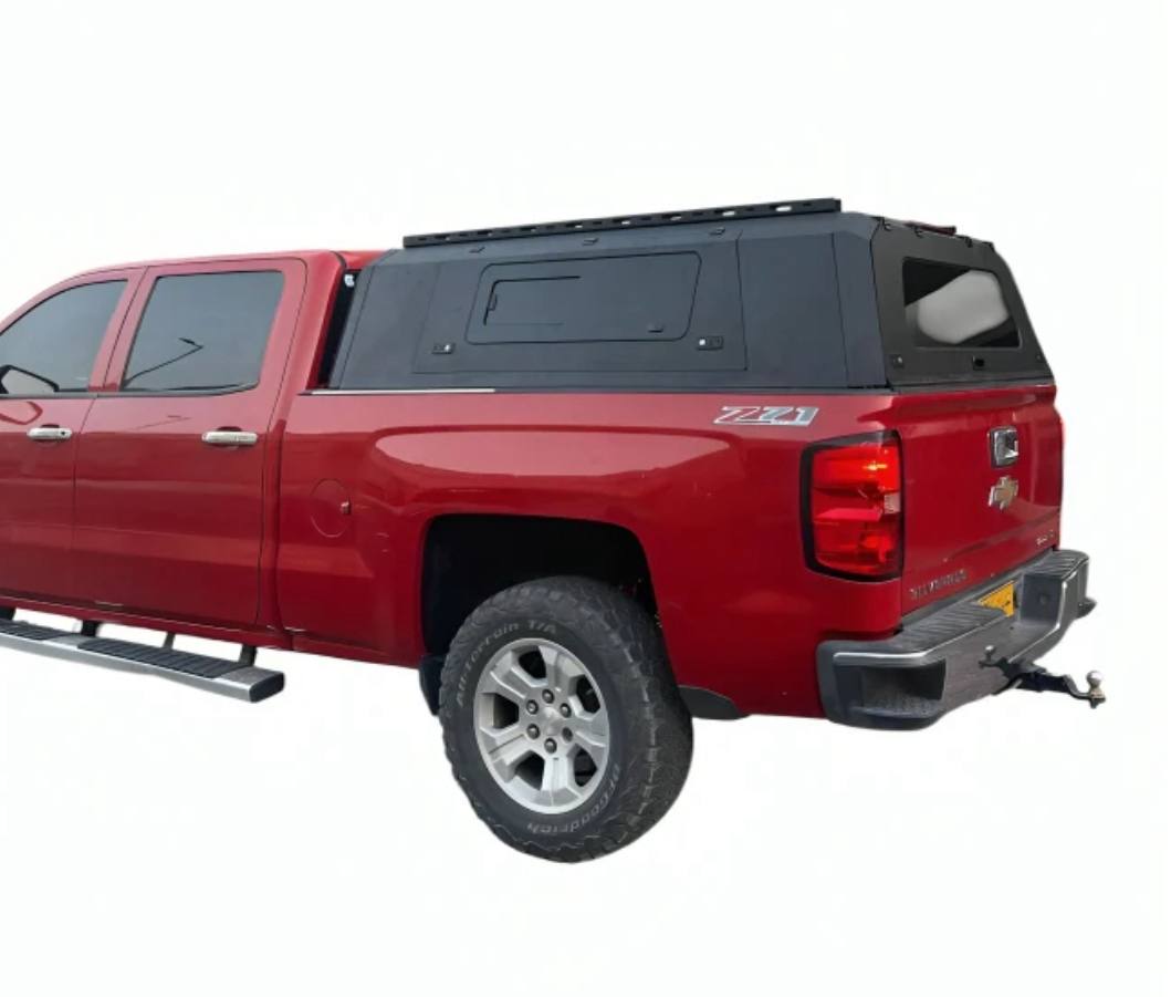 Кунг алюмінієвий LuxCap Sport для Chevrolet Silverado 1500 Crew Cab 2015-2020 (довжина 6′ 5″)