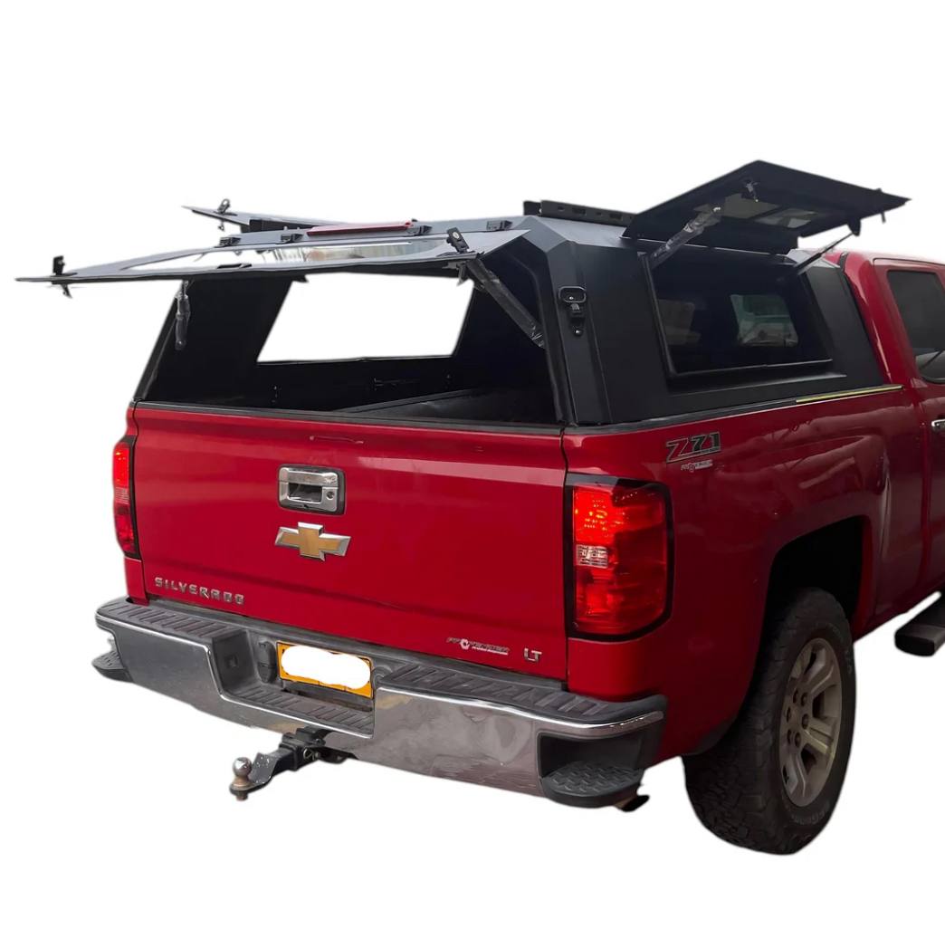 Кунг алюмінієвий LuxCap Sport для Chevrolet Silverado 1500 Double Cab 2015-2020 (довжина 6′ 5″)