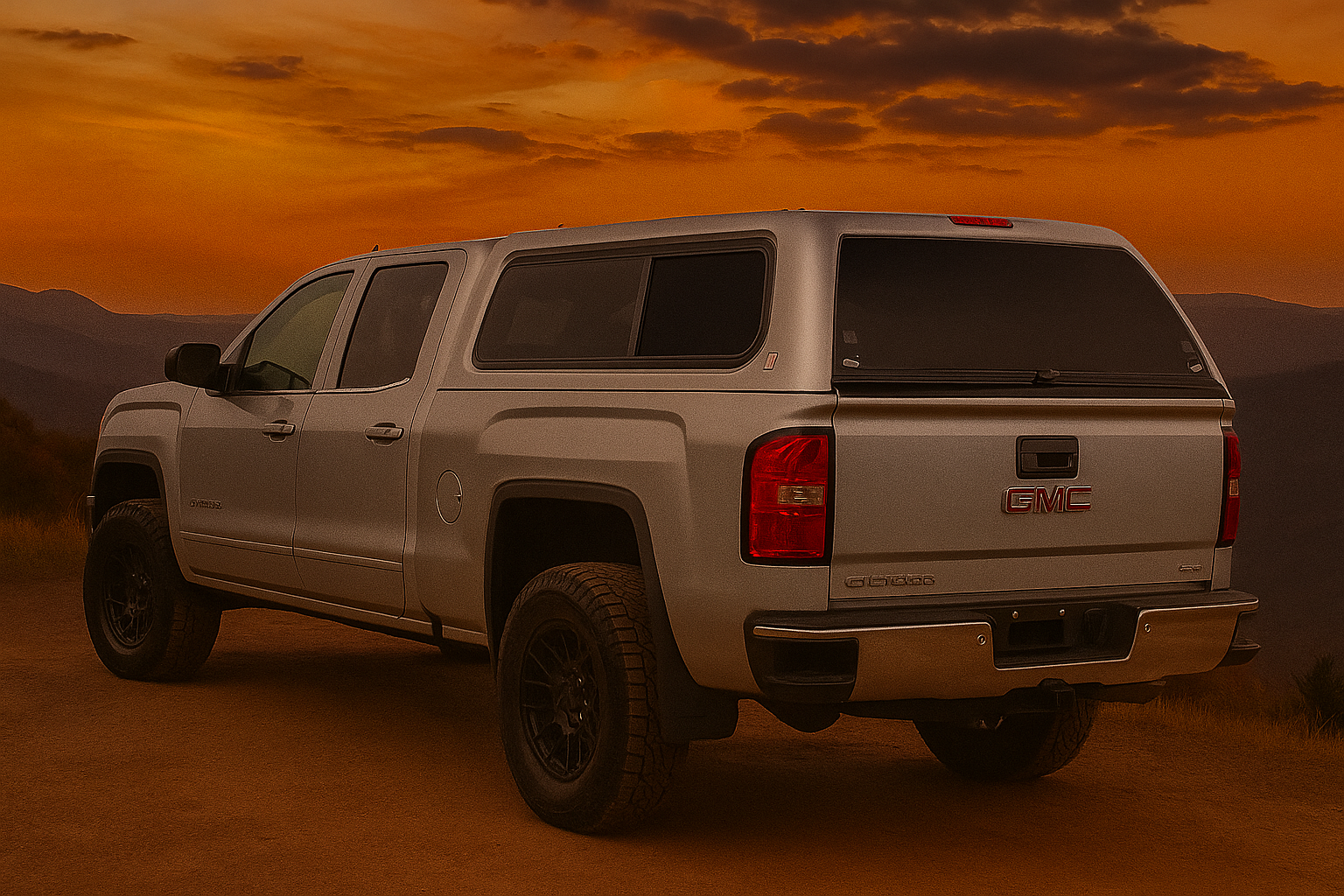 Кунг алюмінієвий LuxCap Standart для GMC Sierra 3500 Crew Cab 2015-2019 (довжина 8′ 2″)