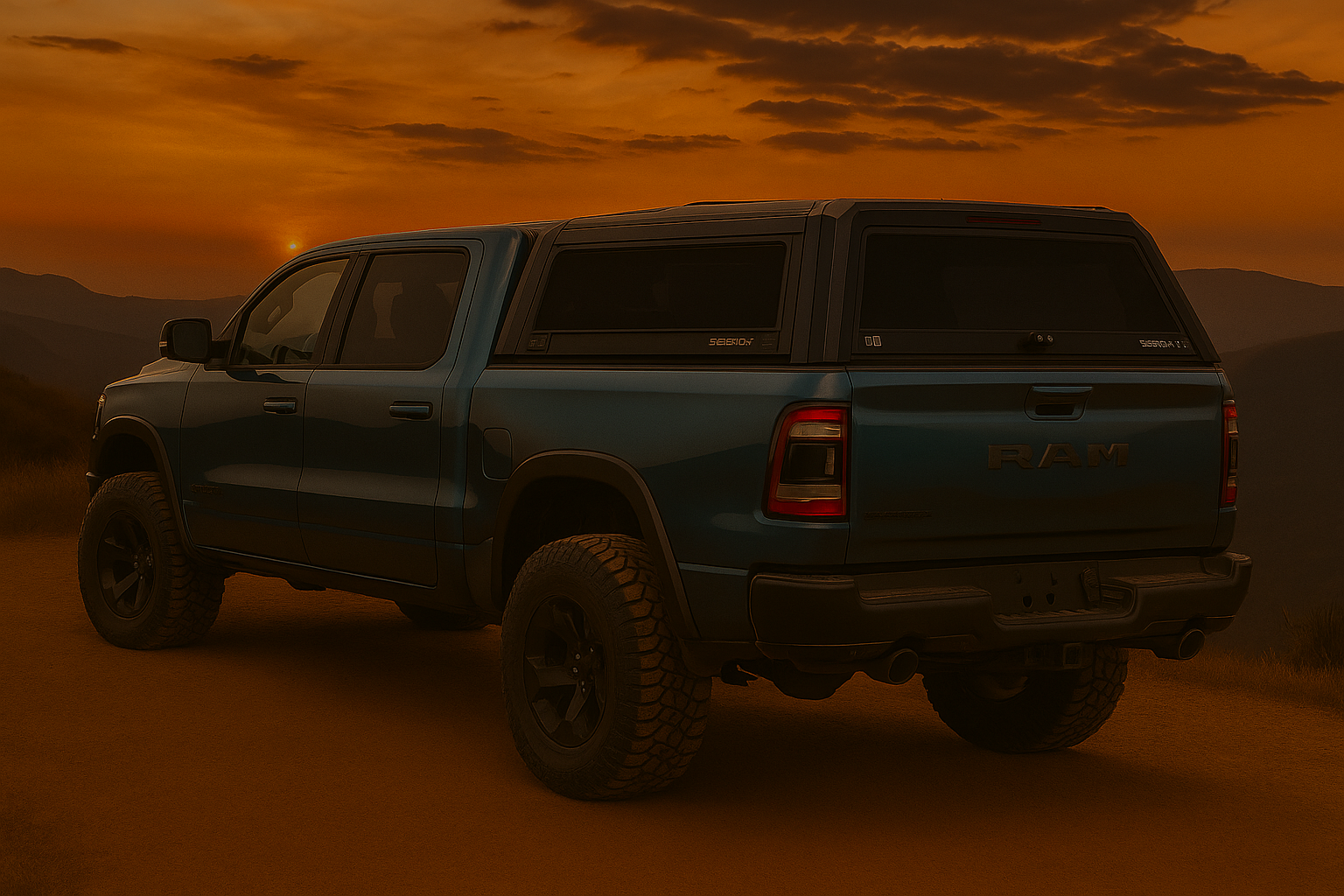 Кунг алюмінієвий LuxCap Sport для Dodge Ram 2500 Regularl Cab 2019-2025 (довжина 8′ 0″)