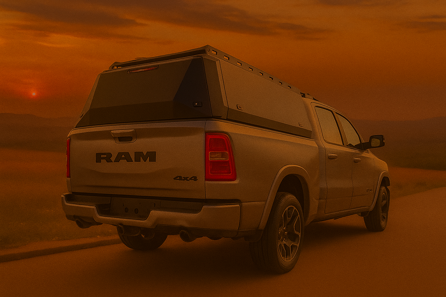 Кунг алюмінієвий LuxCap Sport для Dodge Ram 2500 Crew Cab 2010-2018 (довжина 8′ 0″)