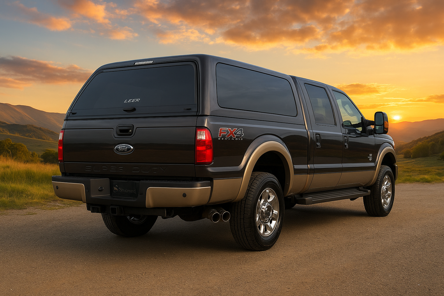 Кунг алюмінієвий LuxCap Standart для Toyota Tacoma XtraCab 2024-2025 (довжина 6′)