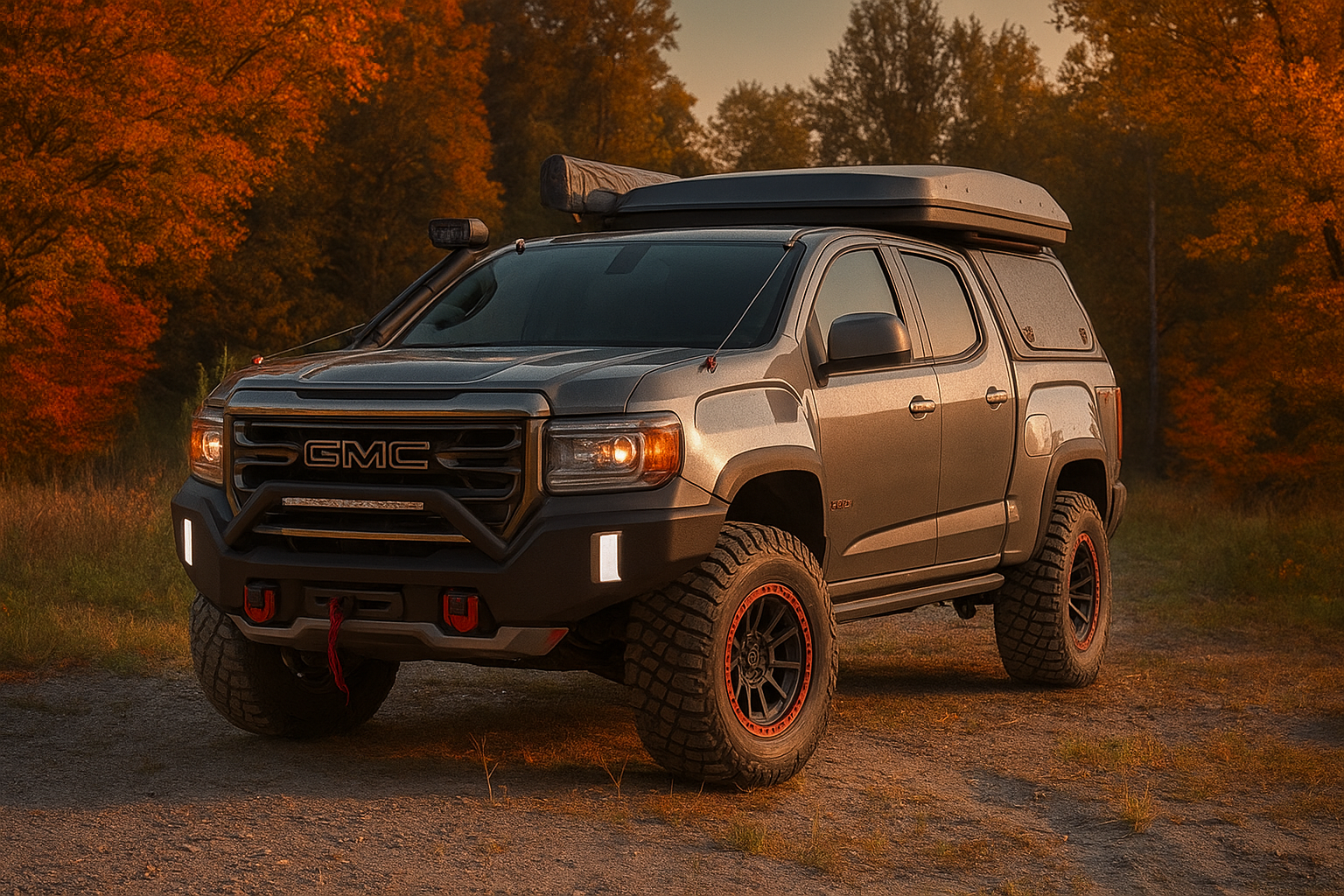 Кунг алюмінієвий LuxCap Standart для GMC Canyon 2015-2022 (довжина 6′ 2″)