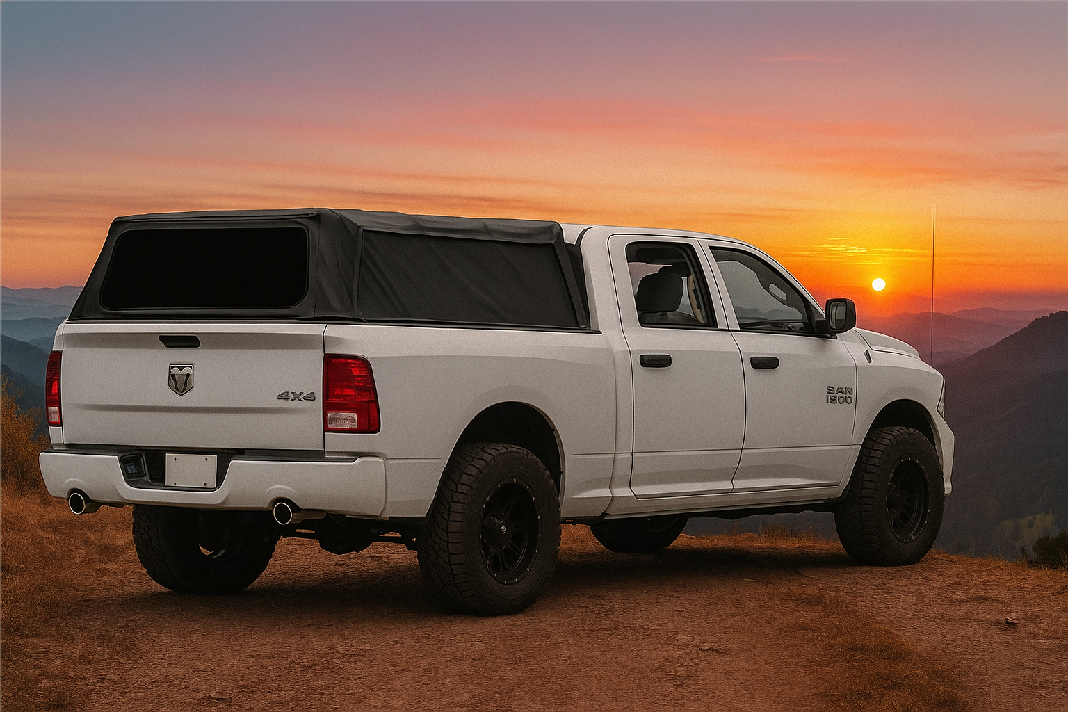 Кунг алюмінієвий LuxCap Sport для Dodge Ram 2500 Mega Cab 2010-2018 (довжина 6′ 4″)