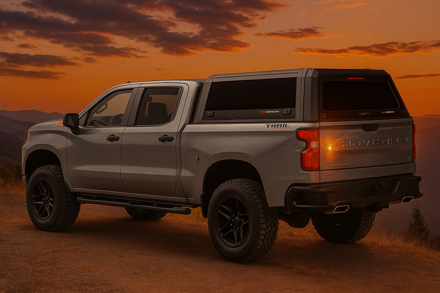 Кунг алюмінієвий LuxCap Standart для Chevrolet Silverado 3500 Crew Cab 2015-2019 (довжина 8′ 2″)