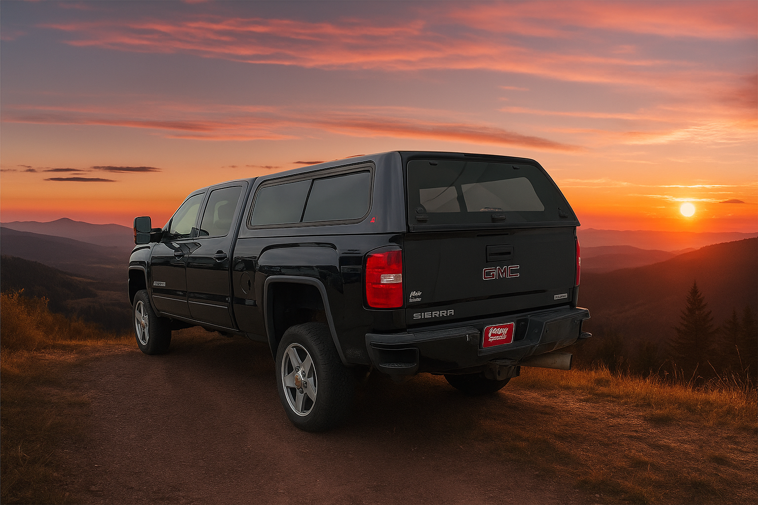 Кунг алюмінієвий LuxCap Standart для GMC Sierra 2500 Crew Cab 2015-2019 (довжина 6′ 9″)
