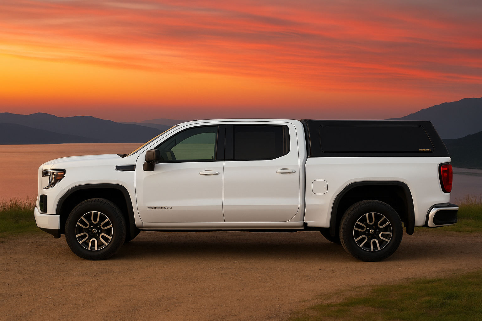 Кунг алюмінієвий LuxCap Standart для GMC Sierra 2500 Double Cab 2015-2019 (довжина 8′ 2″)